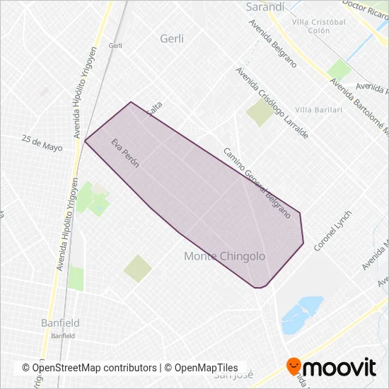 Micro Omnibus Este coverage area map