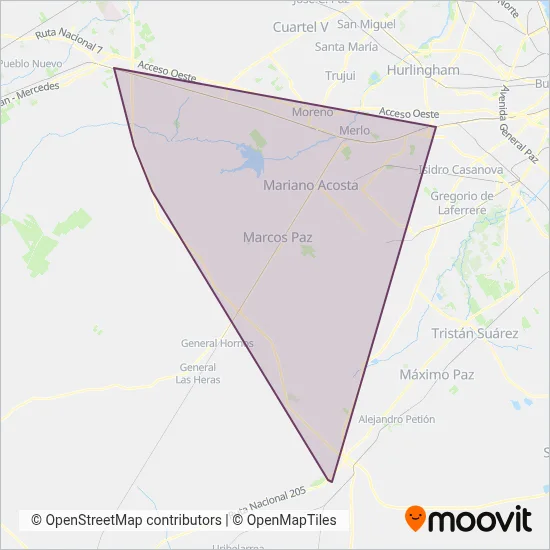 Libertador Metropolitana coverage area map