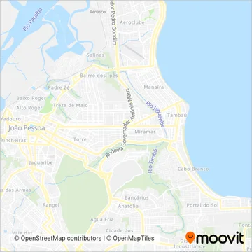 Unitrans + Prime coverage area map