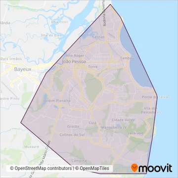 Navegantes coverage area map
