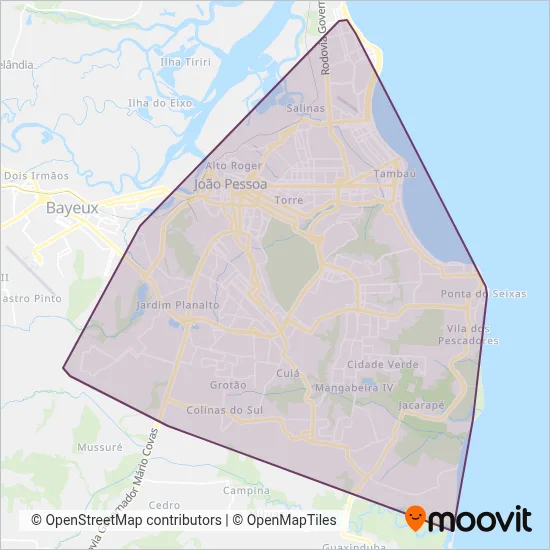Navegantes coverage area map