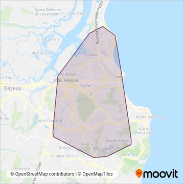 Unitrans coverage area map