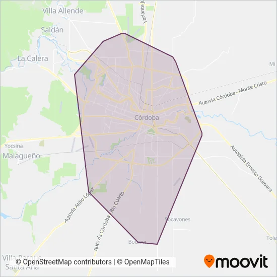 ERSA coverage area map