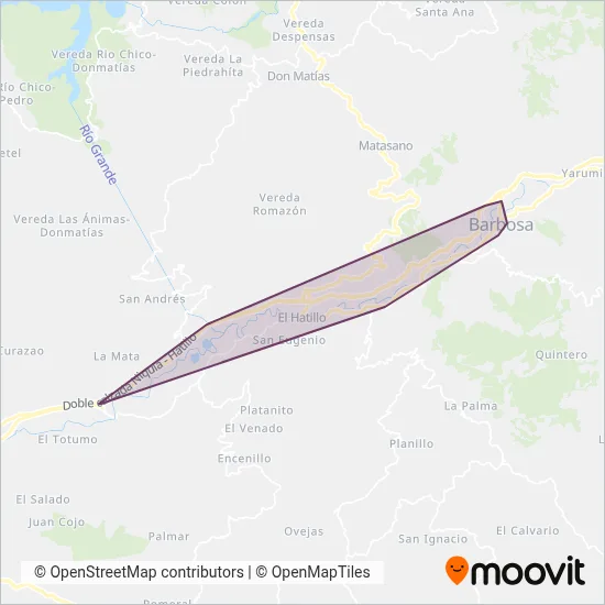 TPC Barbosa coverage area map