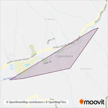 TPC Copacabana coverage area map