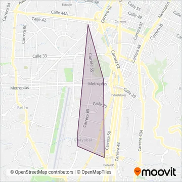 Solobus coverage area map