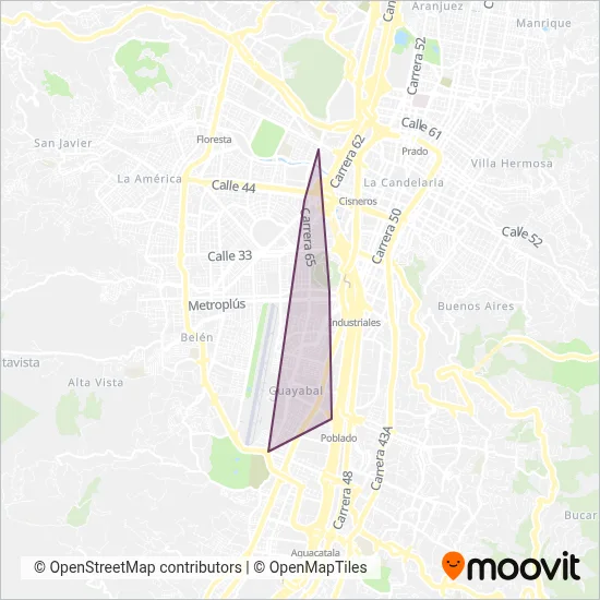 Solobus coverage area map