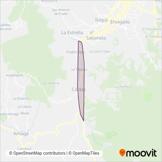 TPC Caldas coverage area map