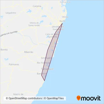 Progresso coverage area map