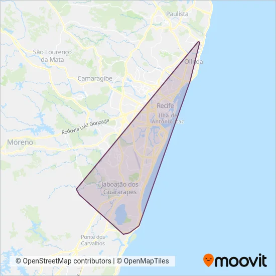 BORBOREMA IMPERIAL coverage area map