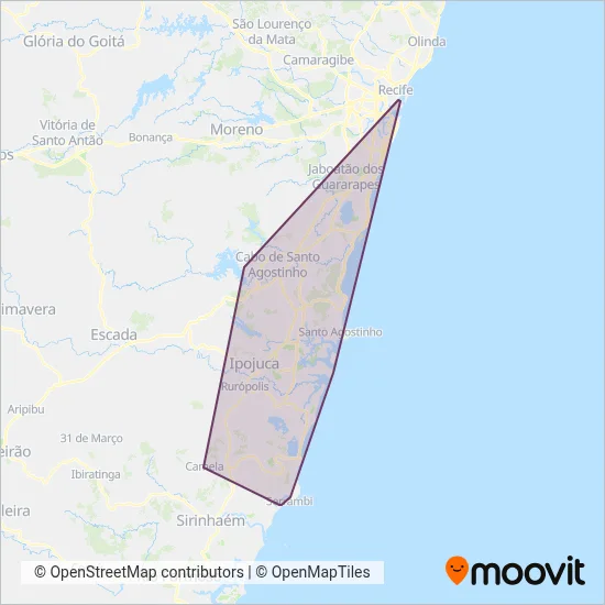 SÃO JUDAS TADEU coverage area map