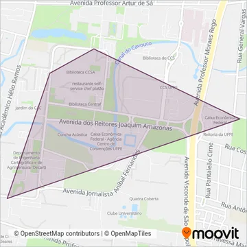 UFPE coverage area map