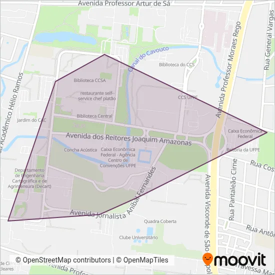 UFPE coverage area map