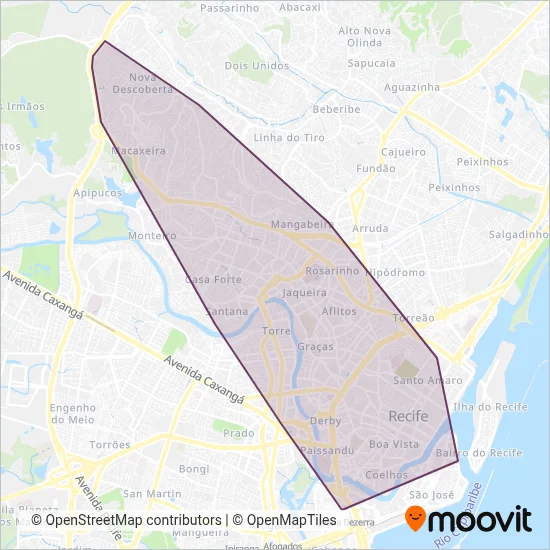 Transportadora Globo coverage area map