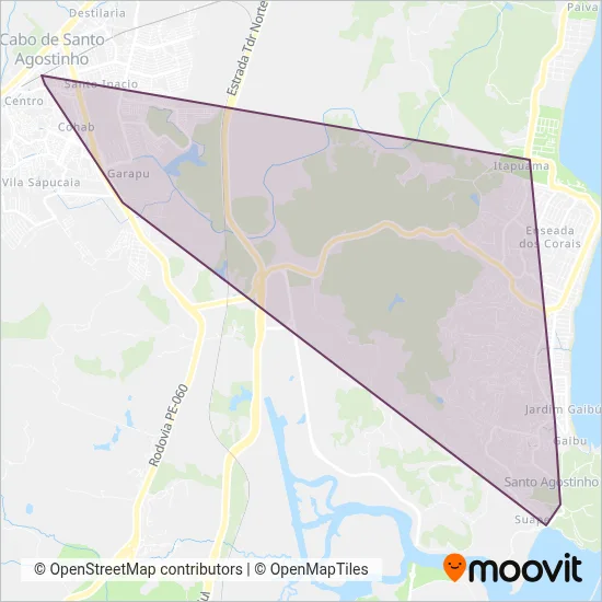 São Judas Tadeu | Municipal - Cabo coverage area map