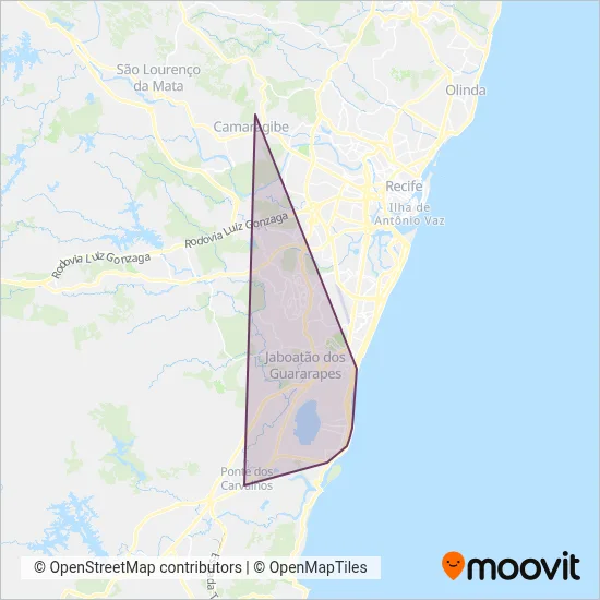 Coopernorte coverage area map