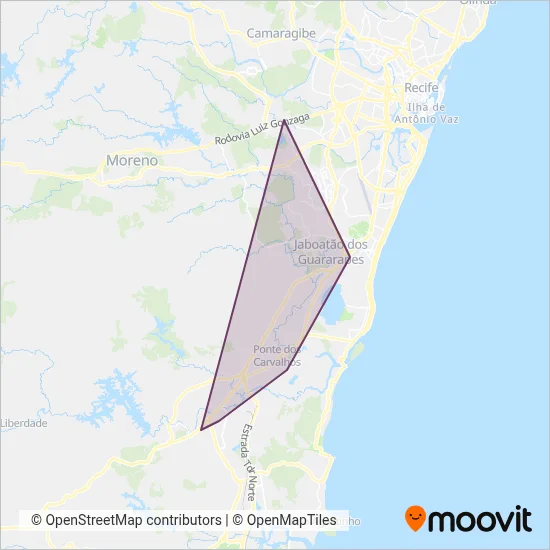 CBTU (Rail) coverage area map