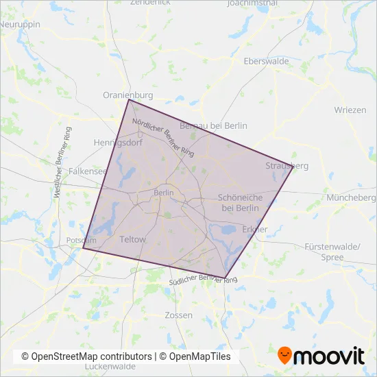 S-Bahn Verbundsgebiet