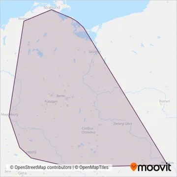 DB coverage area map
