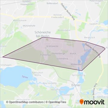 SRS coverage area map