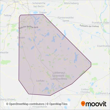Схема покрытия компании RVS