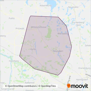 Схема покрытия компании OPR