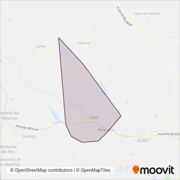 Cobertura del mapa de Utiel - Requena