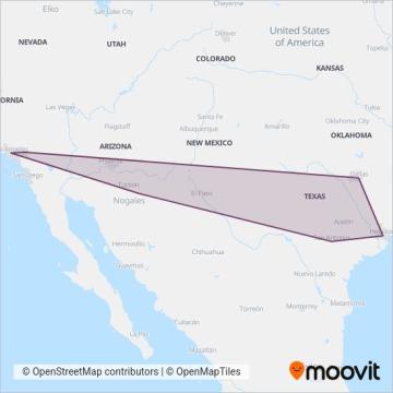 Greyhound-us coverage area map