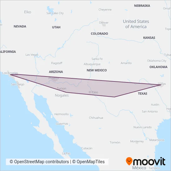 Greyhound-us coverage area map