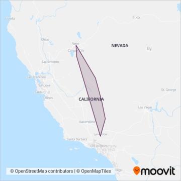 ESTA coverage area map