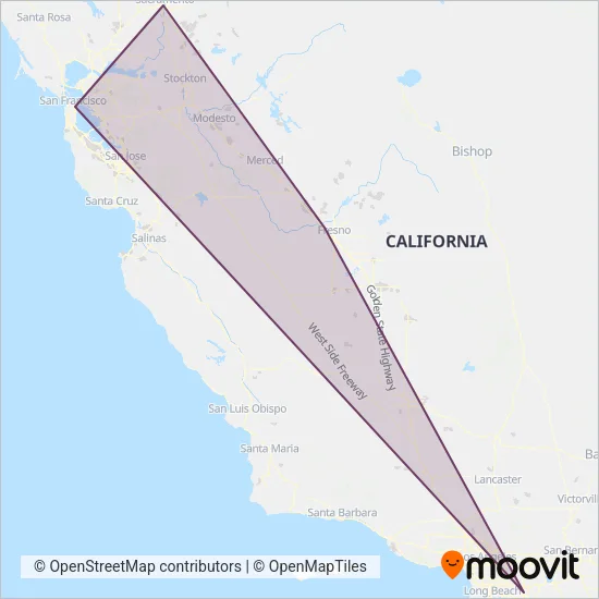 Megabus coverage area map