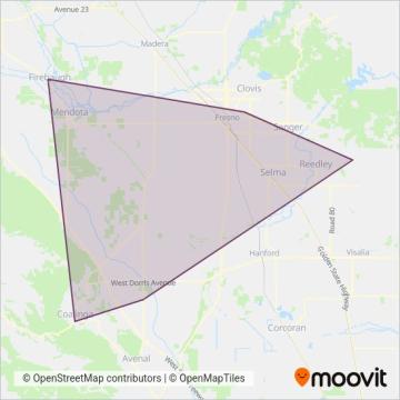 FCRTA coverage area map