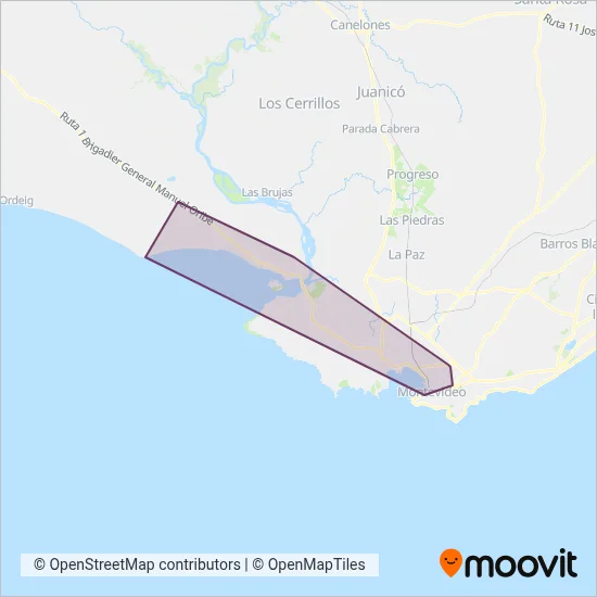 COME coverage area map