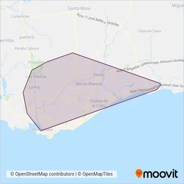 COETC coverage area map