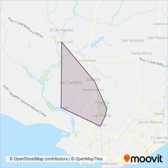 CodelEste coverage area map