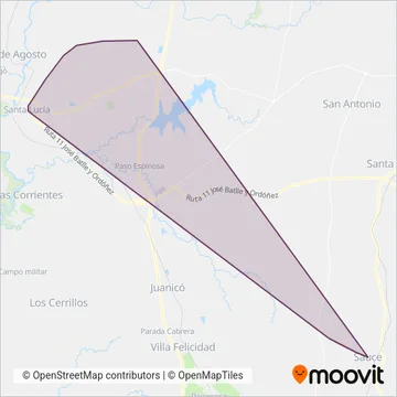 Zeballos Hnos coverage area map