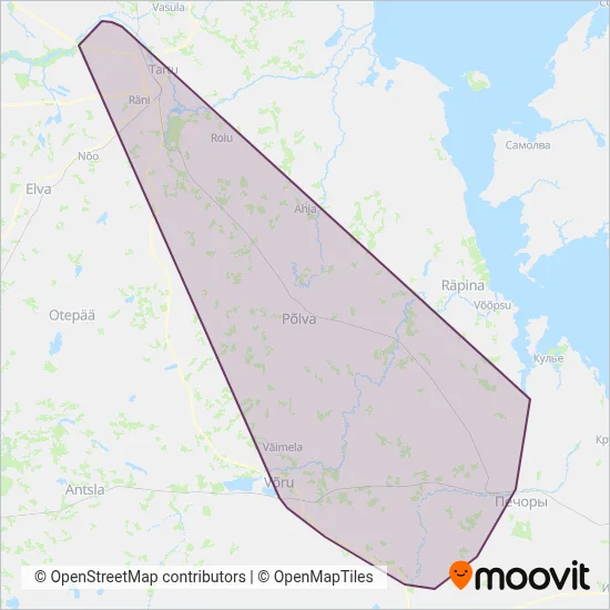 ABuss OÜ coverage area map