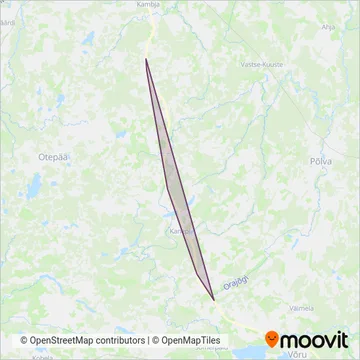Taisto Express coverage area map