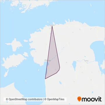 Autobuss Aktsiaselts coverage area map