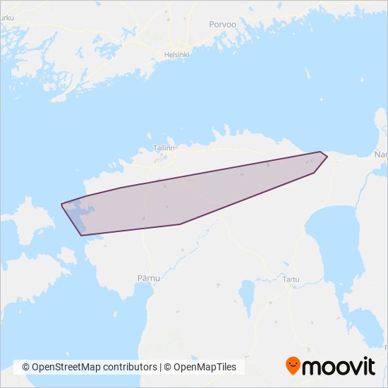 MK Reis-X Osaühing coverage area map