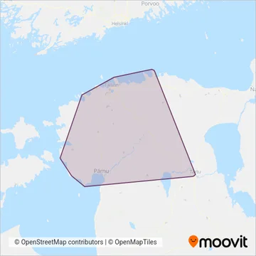 SEBE coverage area map