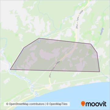 Схема покрытия компании Tõnu Tours OÜ