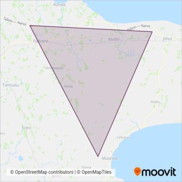 Схема покрытия компании Estonian Lines