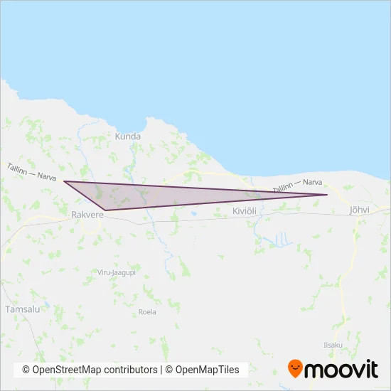 Estonian Lines coverage area map