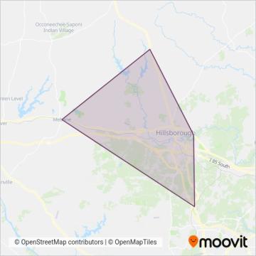 OCPT coverage area map