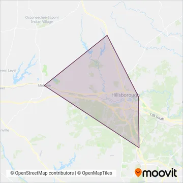OCPT coverage area map