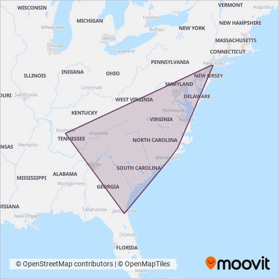 Greyhound-us coverage area map
