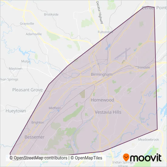 MAX Transit coverage area map