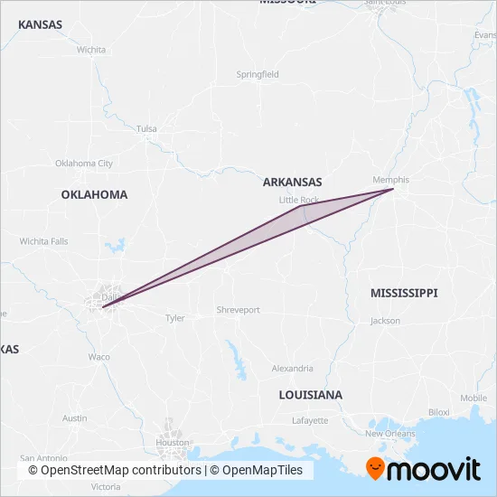 Megabus coverage area map
