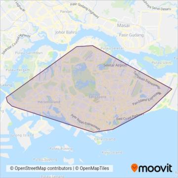 SMRT coverage area map